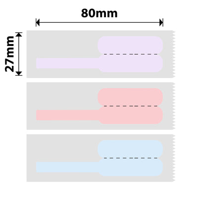 NIIMBOT - B Range - 27x80mm - White Cable - 95 Labels - CN