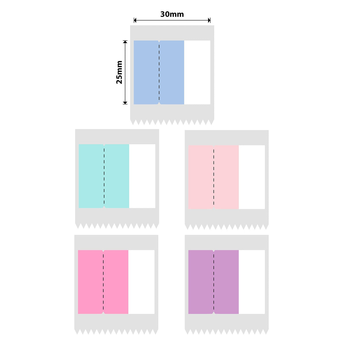 NIIMBOT - B Range - 30x25mm - Index Tag - 265 Labels