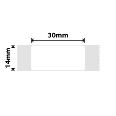 NIIMBOT - D11_H Only - 14x30mm - White Red & Black - Dual-Color - 195 Labels