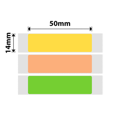 NIIMBOT - D Range - 14x50mm - Colored Freezer - 125 Labels