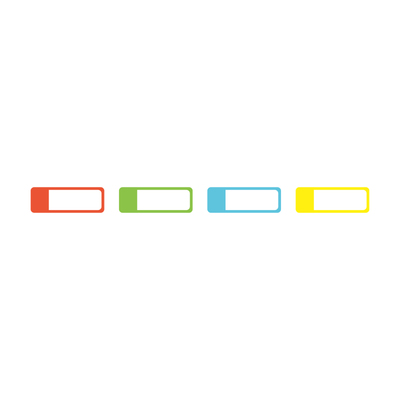NB782 - Niimbot - D11 / D101 / D110 / H1S - 14x40mm - 160 Colorful Tag Labels