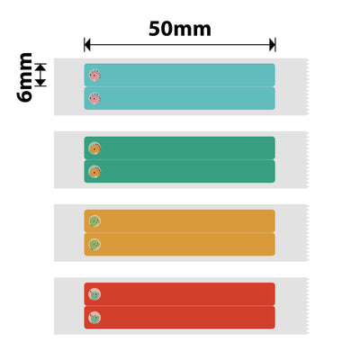 NIIMBOT - D Range - 6x50mm/2L - Dino Land - 250 Labels