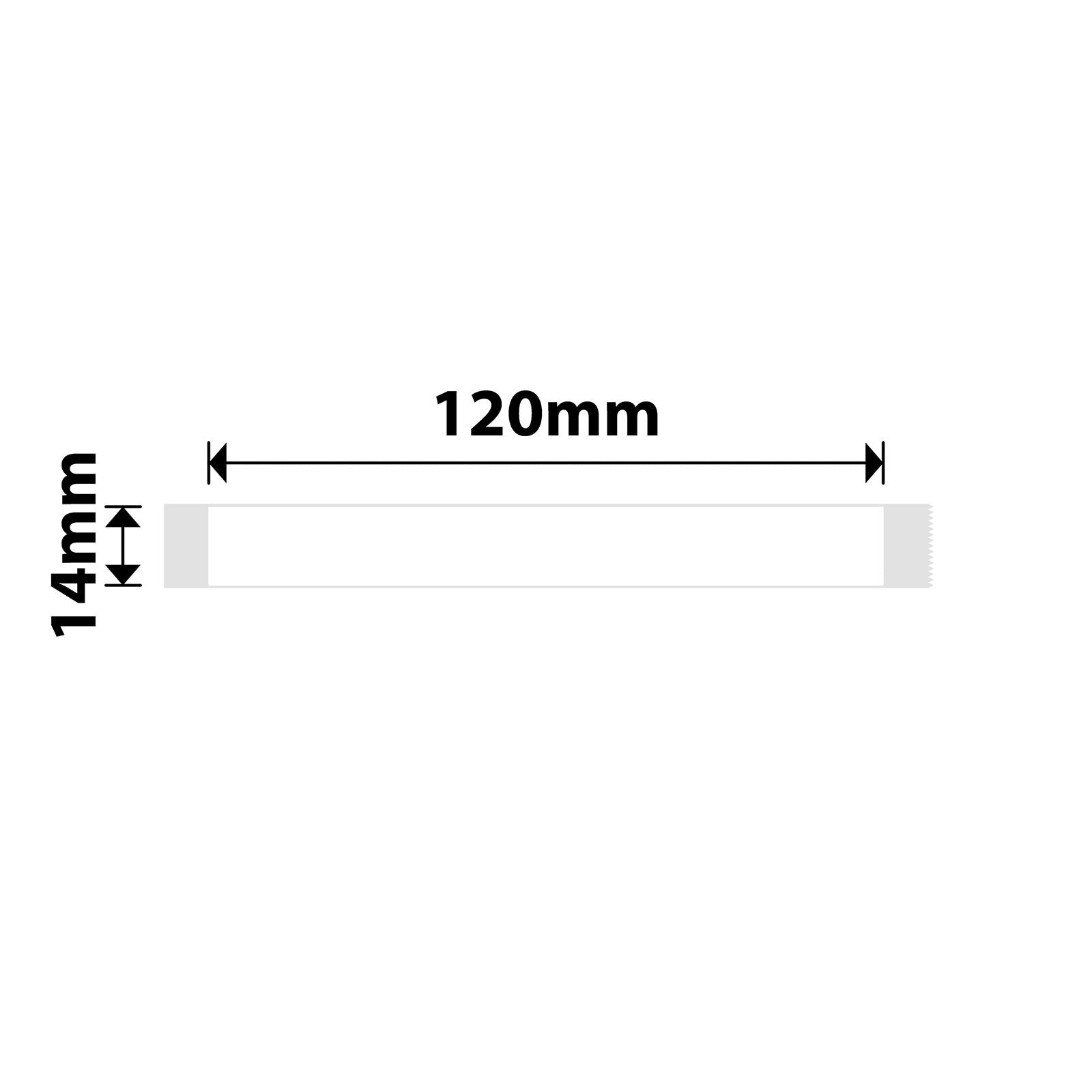 NIIMBOT - D Range - 14x120mm - White - 55 Labels