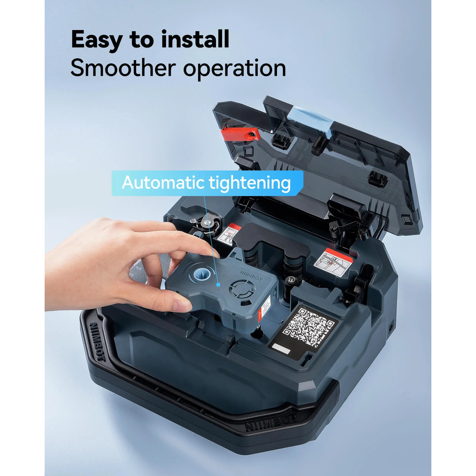 NB801 - NIIMBOT - C1 CABLE THERMAL TRANSFER PRINTER - LAKE BLUE GRAY