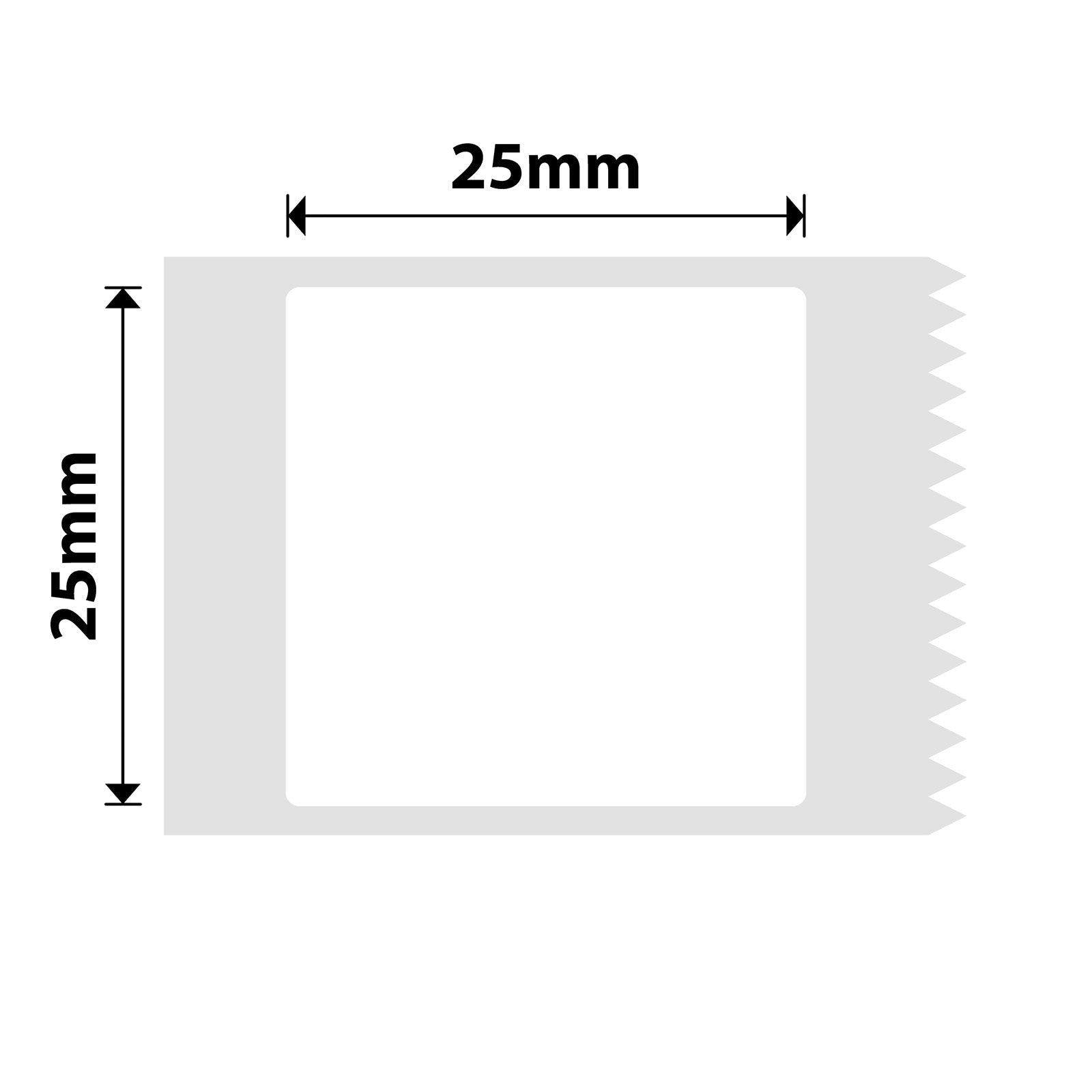 NIIMBOT - B Range - 25x25mm - Soft White 23mm Inner Round - 265 Labels