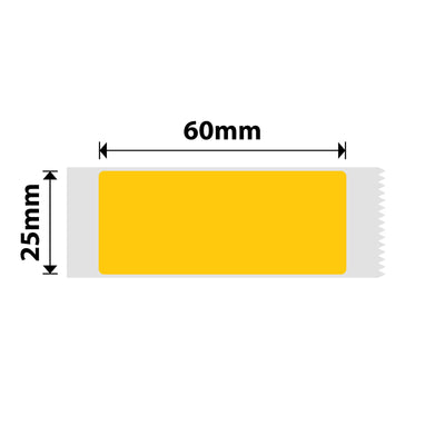 NIIMBOT - D101 Only - 25x60mm - Yellow - 110 Labels