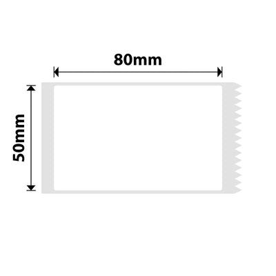NIIMBOT - B Pro Range - 50x80mm - White - Dual Colour - Red & Black Text - 95 Labels