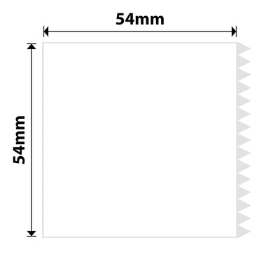 NIIMBOT - B Pro Range - 54x54mm - White Greyscale - Photo Paper - 150 Labels