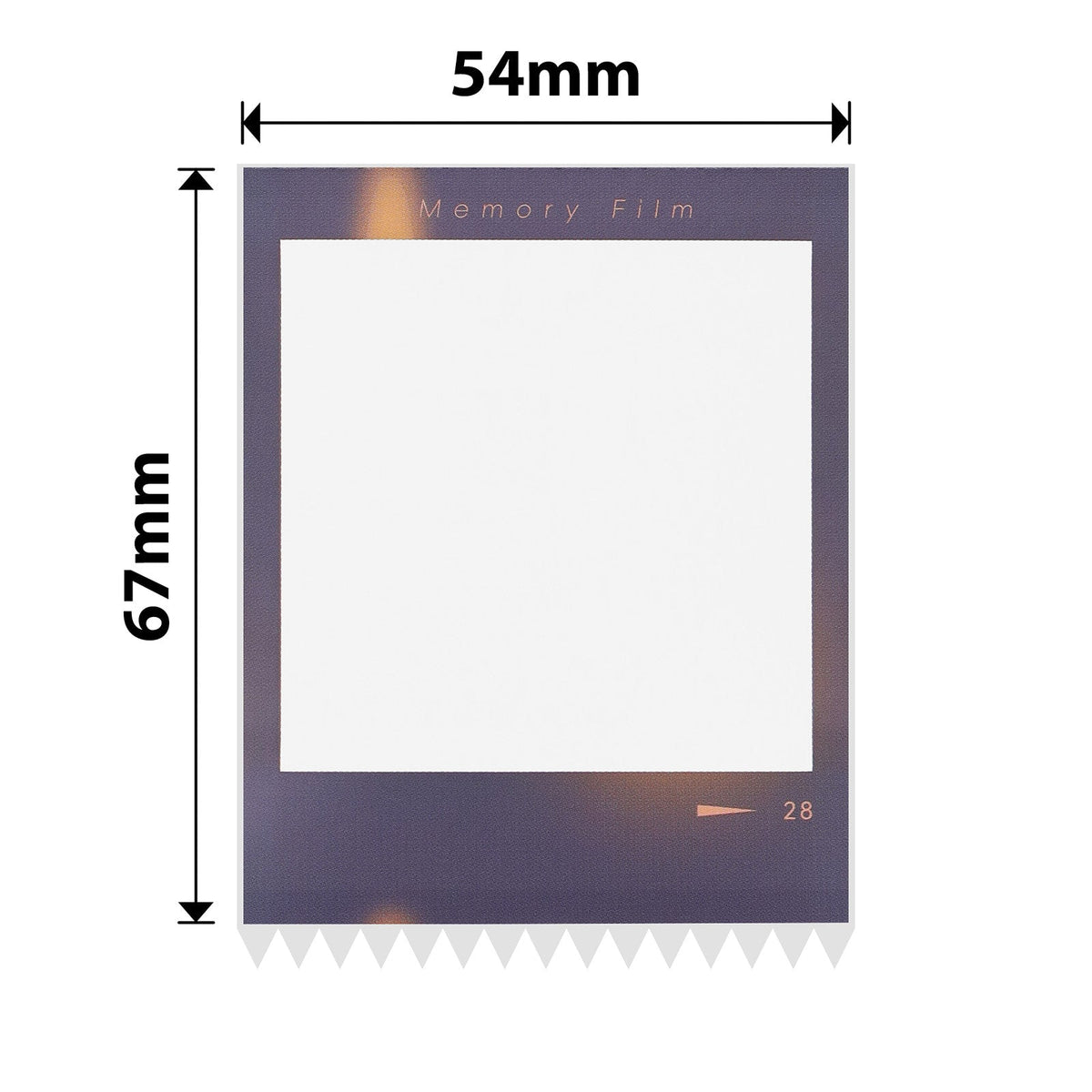 NIIMBOT - B Pro Range - 54x67mm - Greyscale Photo Paper - Best Years - 120 Labels