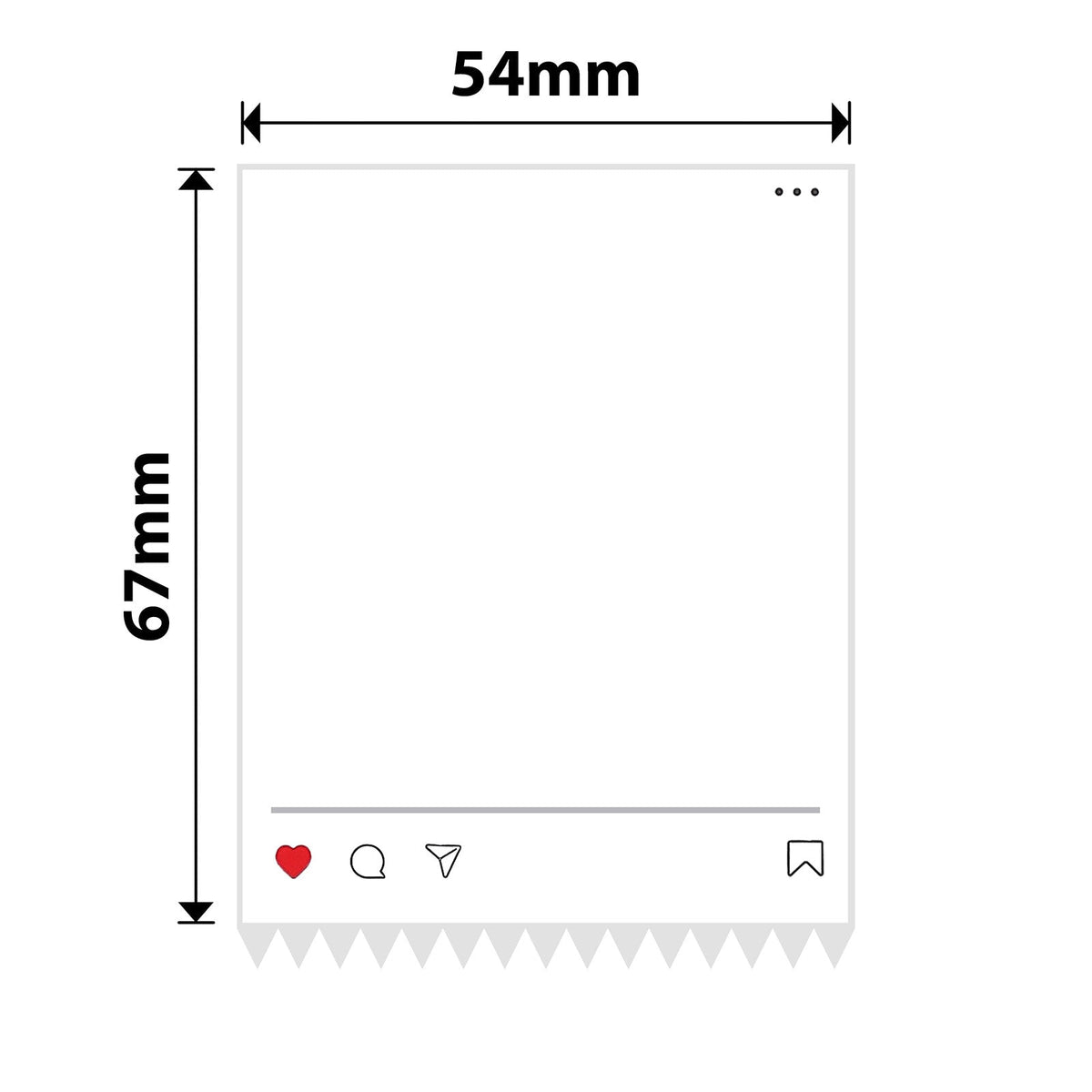 NIIMBOT - B Pro Range - 54x67mm - Greyscale Photo Paper - Sns - 120 Labels
