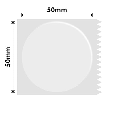 NIIMBOT - M Range - 50x50mm - Transparent Round - 140 Labels