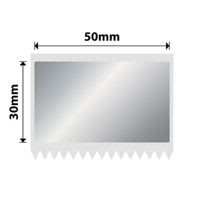 NIIMBOT - M Range - 50x30mm - Silver - 225 Labels