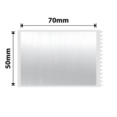 NIIMBOT - M Range - 50x70mm - Brushed Silver - 80 Labels