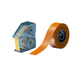 NIIMBOT - N1 Satin Gift Ribbon - 14mm x 5.1m - Gold on Brown Ribbon
