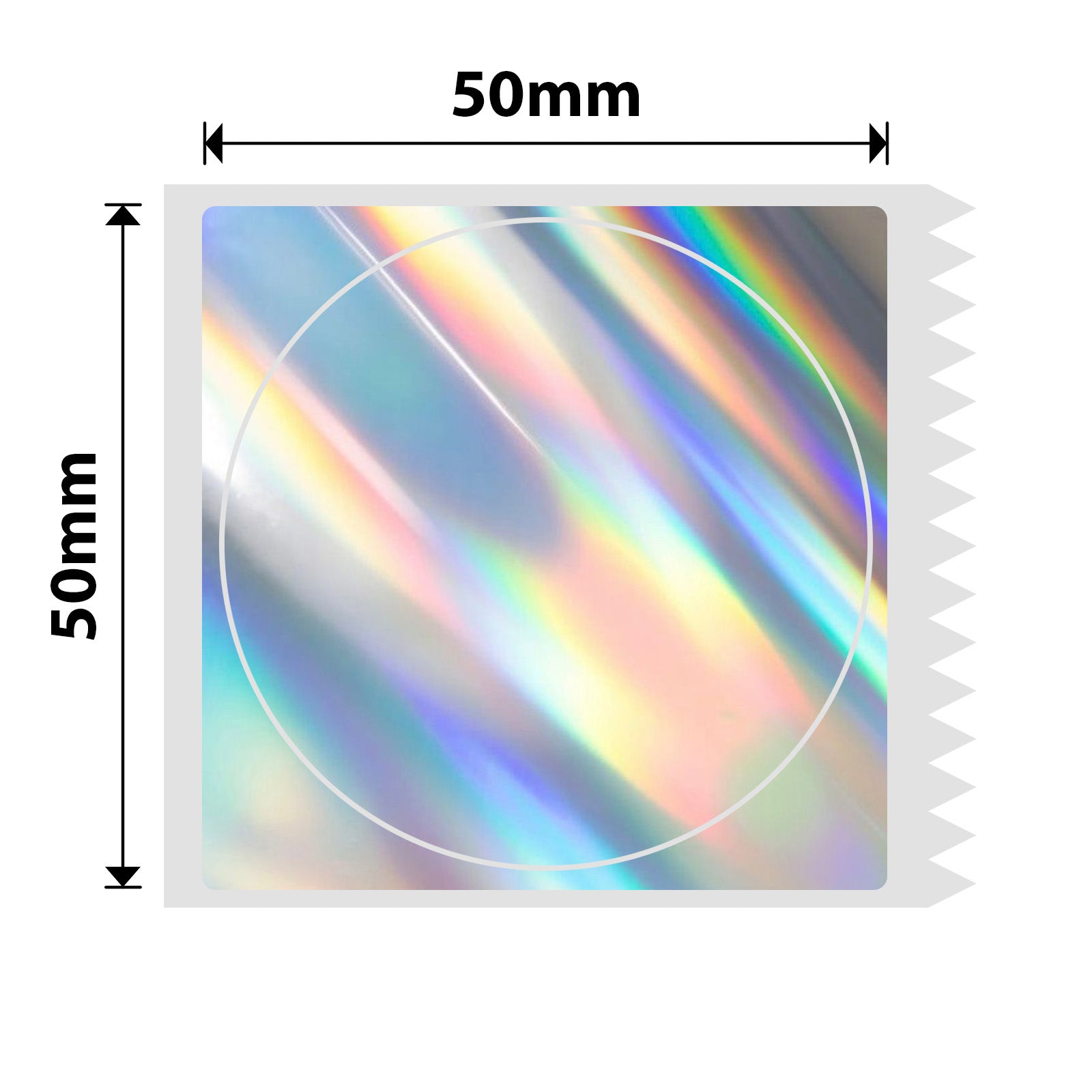 NIIMBOT - M Range - 50x50mm - 150 Hologram - RS - 150 Labels