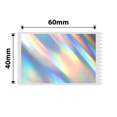 NIIMBOT - M Range - 40x60mm - Silver Holographic Laser - 125 Labels