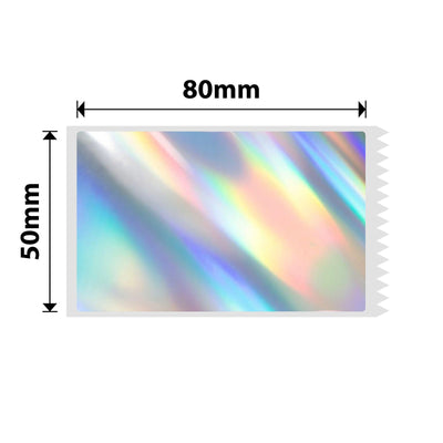NIIMBOT - M Range - 50x80mm - Silver Holographic Laser - 95 Labels