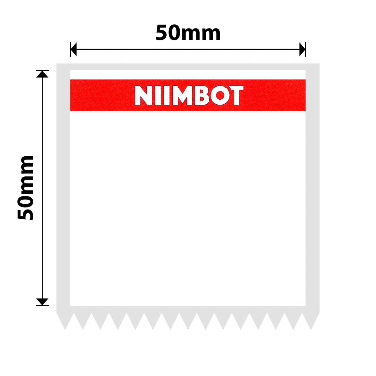 NIIMBOT - K Range - 50x50mm - NIIMBOT Logo - 600 Labels