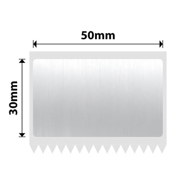 NIIMBOT - M Range - 50x30mm - Brushed 10 Silver - 180 Labels