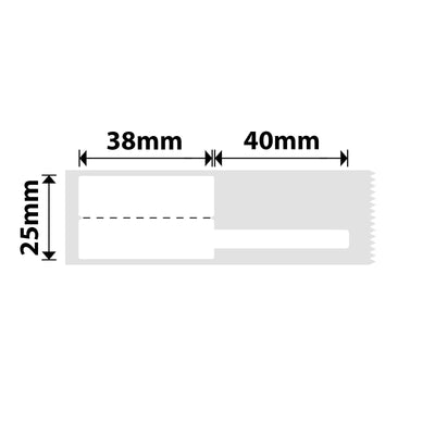 NIIMBOT - M Range - 25x38+40mm - White Cable - 80 Labels