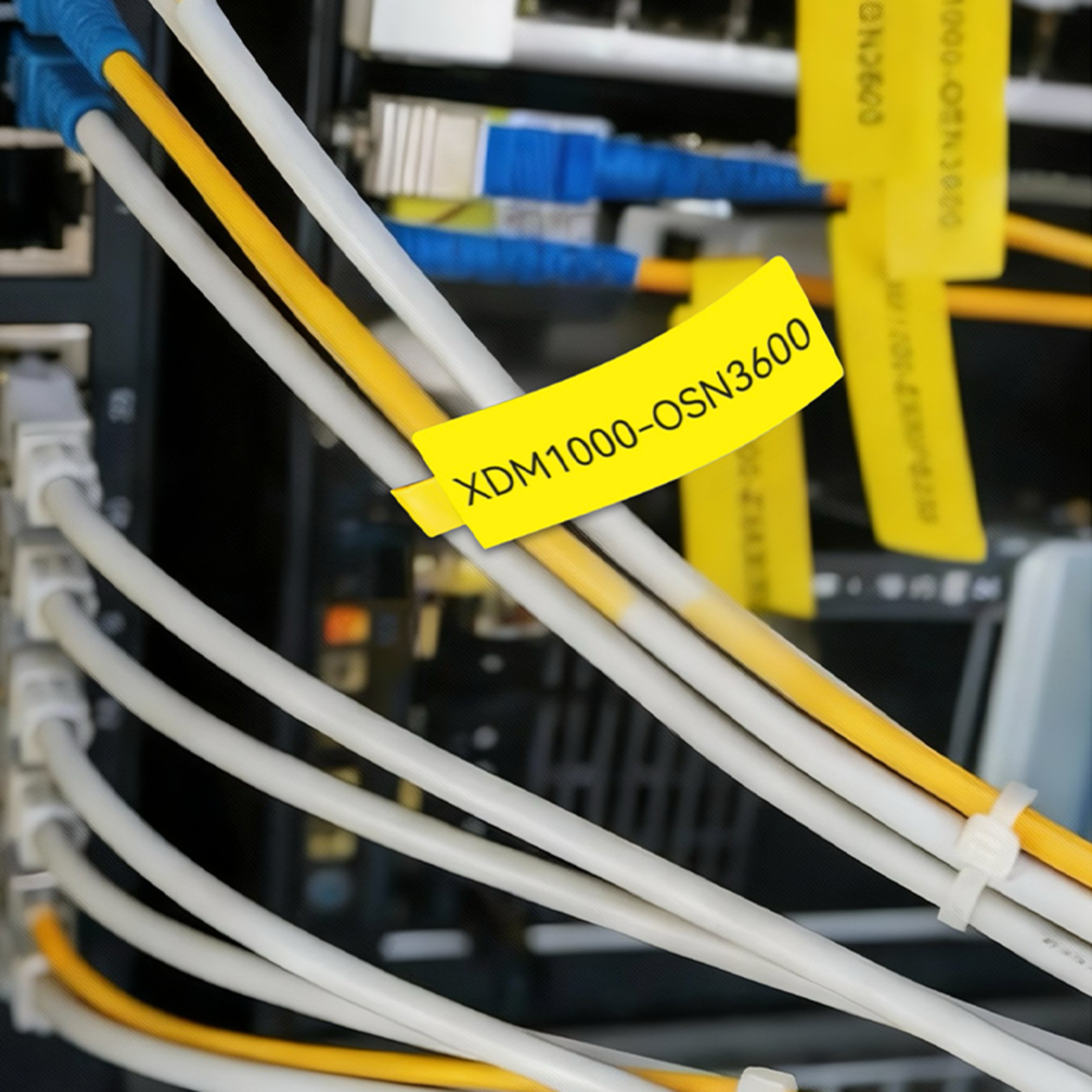 NIIMBOT - M Range - 25x38+40mm - Yellow Cable - 80 Labels