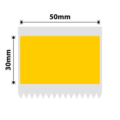 NIIMBOT - B Range - 50x30mm - Orange - 230 Labels