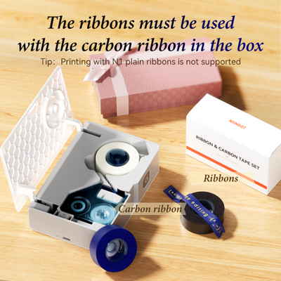 NIIMBOT - N1 3-Roll Satin Gift Ribbon Set B