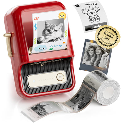 NB607 - NIIMBOT - B21_PRO - 300DPI - PORTABLE THERMAL LABEL BLUETOOTH PRINTER INCL FREE LABEL ROLL (50X30MM)