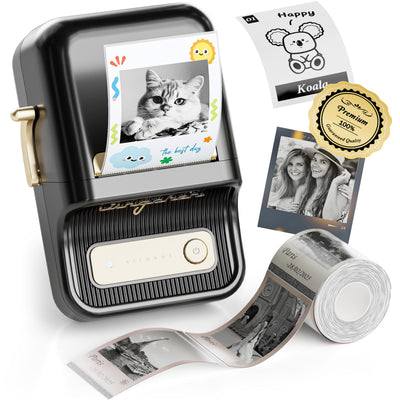 NB607 - NIIMBOT - B21_PRO - 300DPI - PORTABLE THERMAL LABEL BLUETOOTH PRINTER INCL FREE LABEL ROLL (50X30MM)