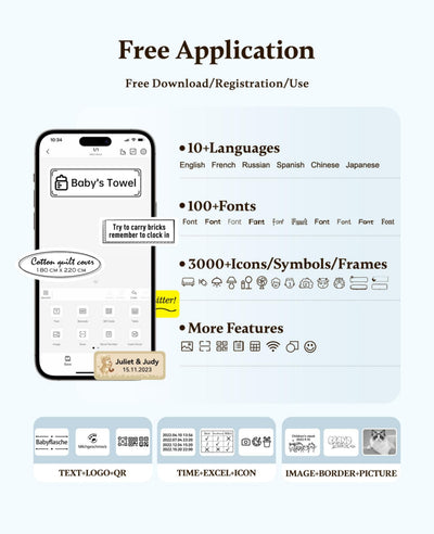 NB525 - NIIMBOT - D11_H - 300DPI - PORTABLE BLUETOOTH LABEL PRINTER INC FREE LABEL ROLL