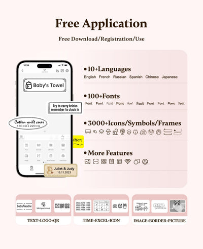 NB525 - NIIMBOT - D11_H - 300DPI - PORTABLE BLUETOOTH LABEL PRINTER INC FREE LABEL ROLL