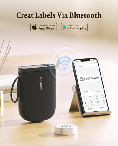 NB525 - NIIMBOT - D11_H - 300DPI - PORTABLE BLUETOOTH LABEL PRINTER INC FREE LABEL ROLL