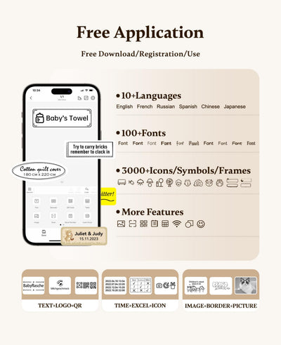 NB525 - NIIMBOT - D11_H - 300DPI - PORTABLE BLUETOOTH LABEL PRINTER INC FREE LABEL ROLL