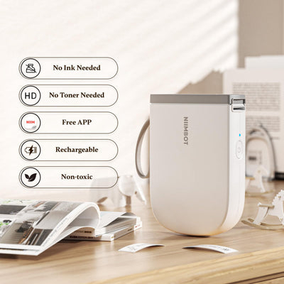 NB525 - NIIMBOT - D11_H - 300DPI - PORTABLE BLUETOOTH LABEL PRINTER INC FREE LABEL ROLL
