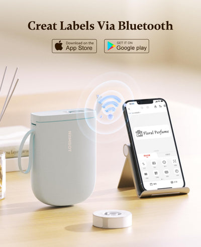 NB525 - NIIMBOT - D11_H - 300DPI - PORTABLE BLUETOOTH LABEL PRINTER INC FREE LABEL ROLL