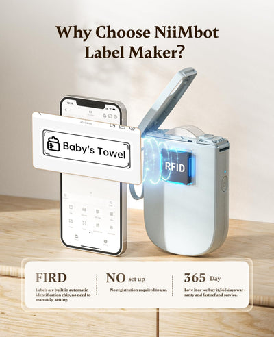 NB525 - NIIMBOT - D11_H - 300DPI - PORTABLE BLUETOOTH LABEL PRINTER INC FREE LABEL ROLL
