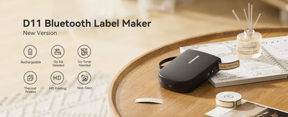NIIMBOT - D11_H - 300DPI - PORTABLE BLUETOOTH LABEL PRINTER KUHLANGANISA NE-LABEL ROLL YAMAHHALA