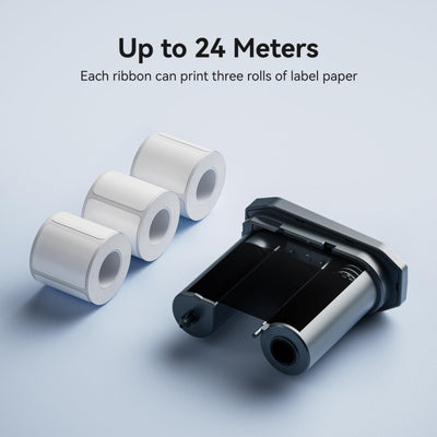 NB604 - NIIMBOT - M2_H ONLY - RIBBON CARTRIDGES - THERMAL TRANSFER - 24 METERS - +- 3 NIIMBOT LABEL ROLLS YIELD