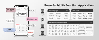 NB525 - NIIMBOT - D11_H - 300DPI - PORTABLE BLUETOOTH LABEL PRINTER INC FREE LABEL ROLL