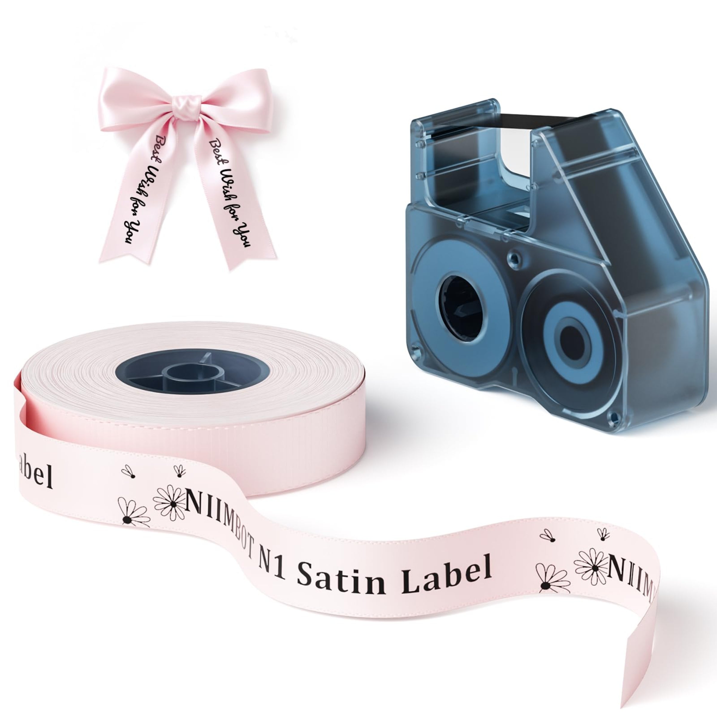 NB624 - NIIMBOT - N1 - BLUETOOTH SATIN RIBBON & LABEL PRINTER KIT INCLUDES BOTH SETS