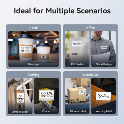 NB605 - NIIMBOT - K3 - THERMAL BUSINESS BLUETOOTH LABEL PRINTER - INCL 50X30MM LABEL ROLL WITH 900 LABELS