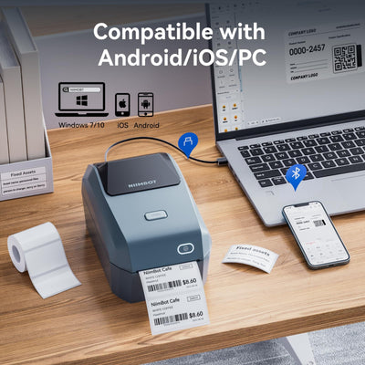 NB605 - NIIMBOT - K3 - THERMAL BUSINESS BLUETOOTH LABEL PRINTER - INCL 50X30MM LABEL ROLL WITH 900 LABELS