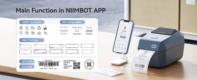 NB605 - NIIMBOT - K3 - THERMAL BUSINESS BLUETOOTH LABEL PRINTER - INCL 50X30MM LABEL ROLL WITH 900 LABELS