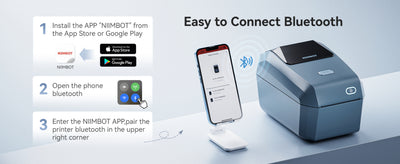 NB605 - NIIMBOT - K3 - THERMAL BUSINESS BLUETOOTH LABEL PRINTER - INCL 50X30MM LABEL ROLL WITH 900 LABELS