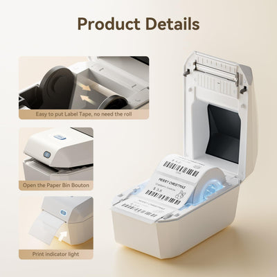 NB605 - NIIMBOT - K3 - THERMAL BUSINESS BLUETOOTH LABEL PRINTER - INCL 50X30MM LABEL ROLL WITH 900 LABELS