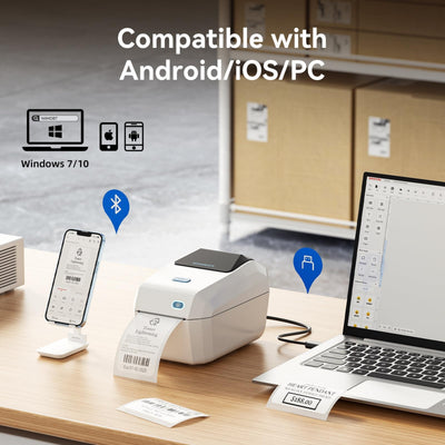 NB605 - NIIMBOT - K3 - THERMAL BUSINESS BLUETOOTH LABEL PRINTER - INCL 50X30MM LABEL ROLL WITH 900 LABELS