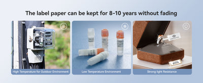 NB589 - NIIMBOT - M2_H - 300DPI THERMAL TRANSFER BLUETOOTH LABEL PRINTER - INCL BLACK RIBBON CARTRIDGE & WHITE 50X30MM LABEL