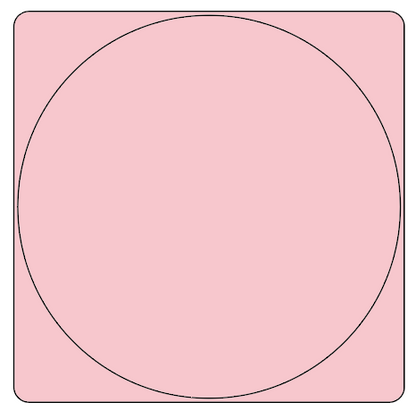 NB515 - NIIMBOT - B1 / B21 / B3S - R50*50MM - 150 LABELS PER ROLL - ROUND - PINK