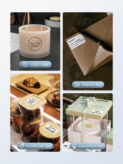 NB493 - NIIMBOT - B1 - PORTABLE THERMAL LABEL BLUETOOTH PRINTER INCL FREE WHITE LABEL (50X30MM)