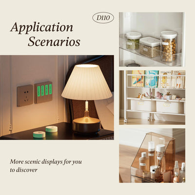 NB524 - NIIMBOT - D110_M - PORTABLE BLUETOOTH LABEL PRINTER INCL FREE LABEL ROLL (12X40MM)